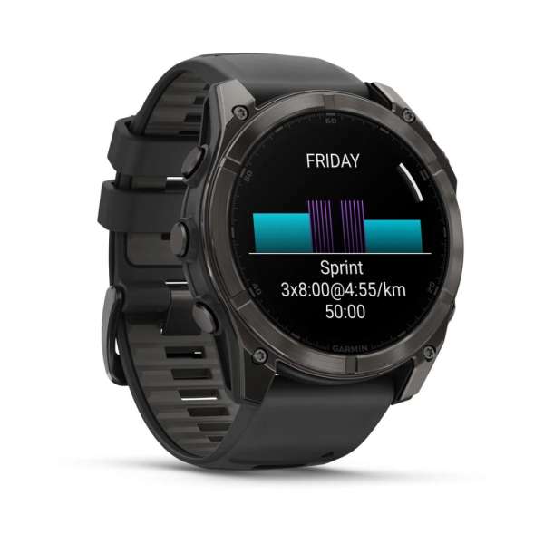 Garmin fenix 8 51mm AMOLED Sapphire with Black/Carbon Silicone Band
