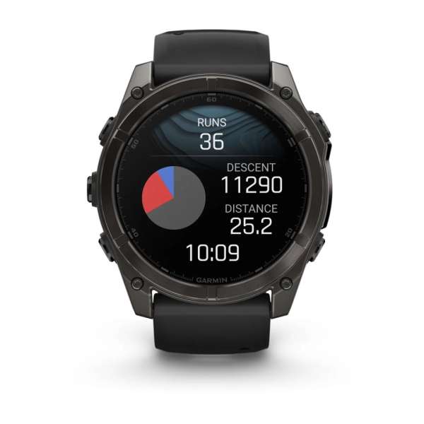 Garmin fenix 8 51mm AMOLED Sapphire with Black/Carbon Silicone Band
