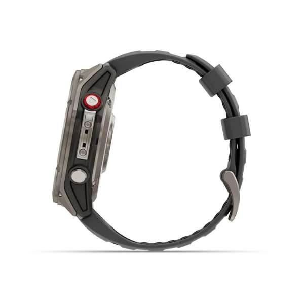 Garmin fenix 8 Pro 51mm AMOLED Sapphire Titanium with Graphite/black silicone band