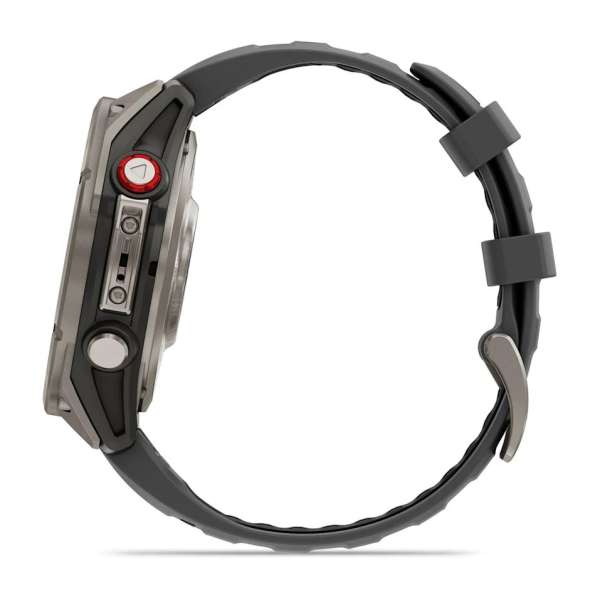 Garmin fenix 8 Pro 47mm AMOLED Sapphire Titanium with Graphite/black silicone band