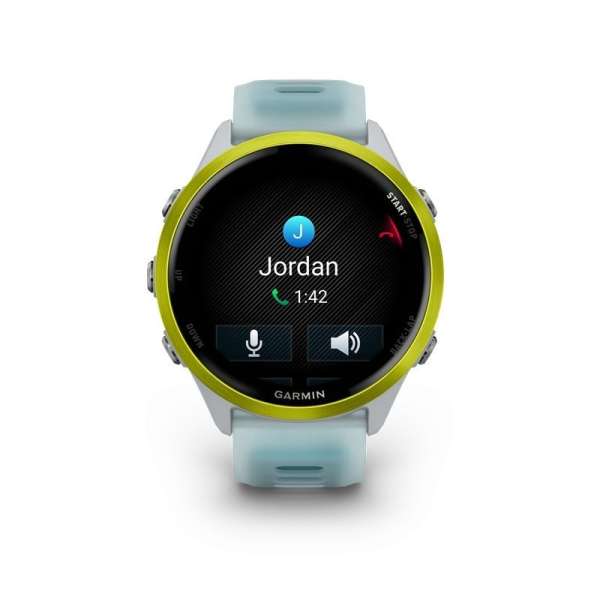 Garmin Forerunner 570 47mm Amp Yellow Aluminum with Translucent Whitestone/Turquoise Band