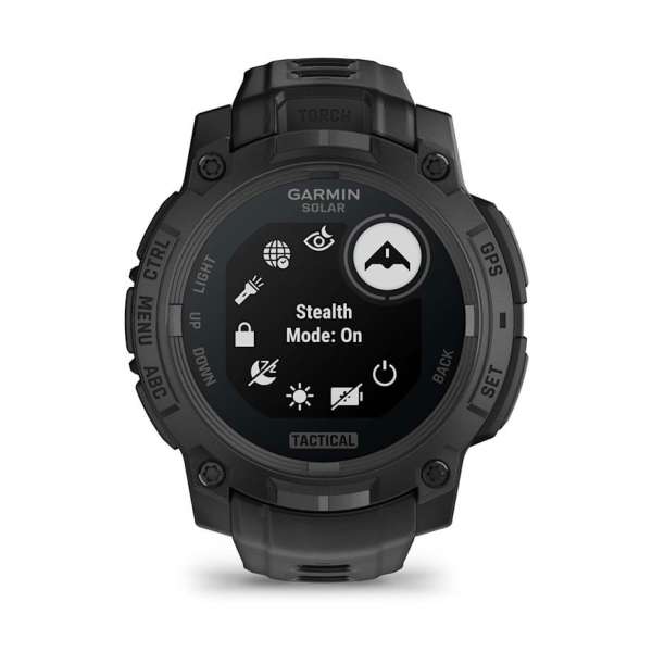 Garmin Instinct 3 45mm Solar Tactical Edition Black with Black Band