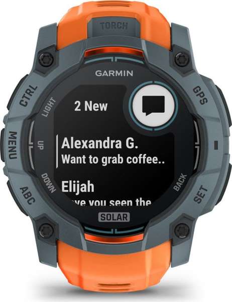 Garmin Instinct 3 50mm Solar Twilight with Solstice Band