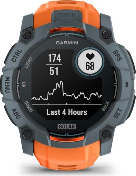 Garmin Instinct 3 50mm Solar Twilight with Solstice Band