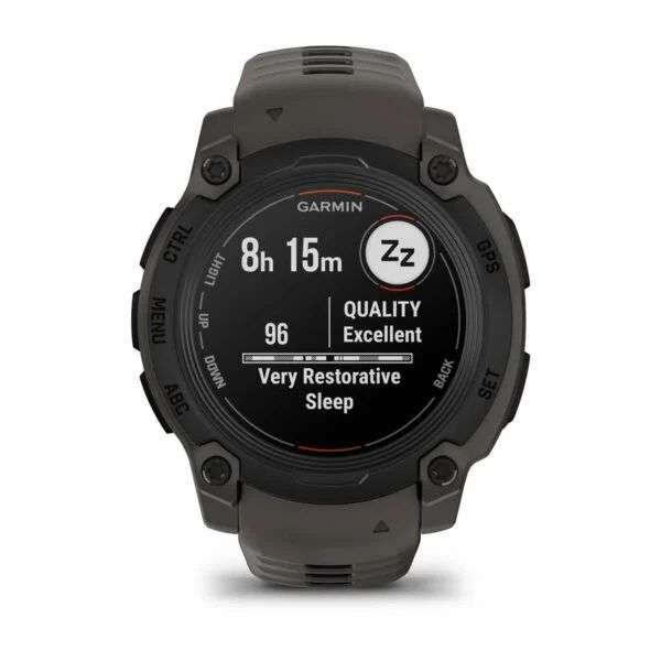 Garmin Instinct E 40mm Black with Dark Grey Silicon Band