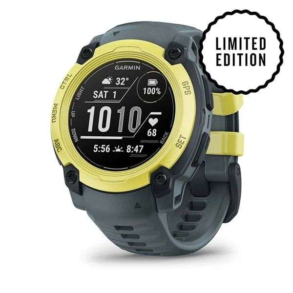 Garmin Instinct E 40mm Yellow with Grey Silicon Band