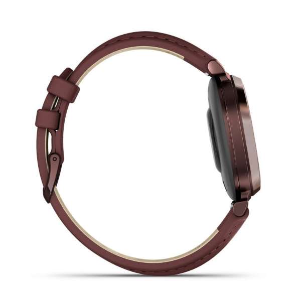 Garmin Lily 2 Classic Dark Bronze with Mulberry Leather Band