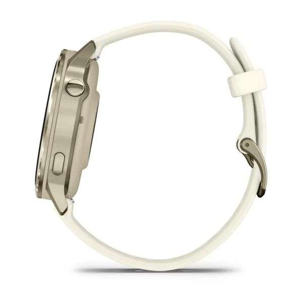 Garmin Venu 4 41mm Lunar Gold with Bone Silicone Band