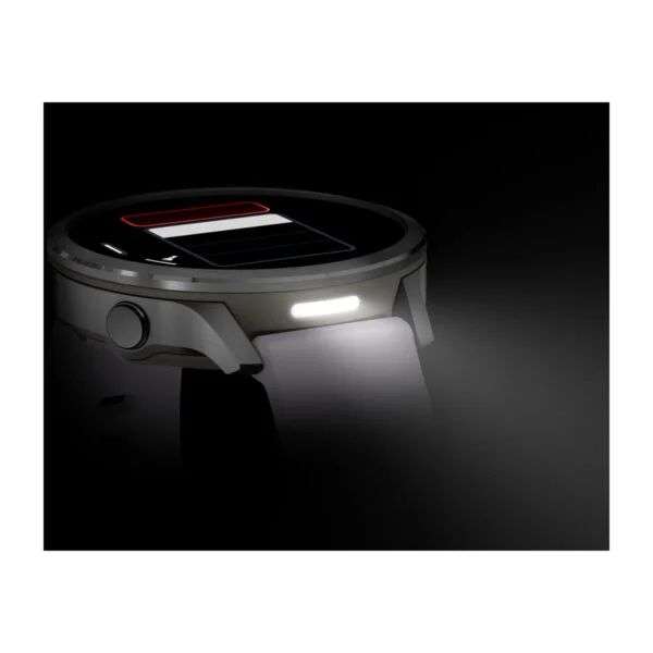 Garmin Venu 4 41mm Silver with Periwinkle Silicone Band