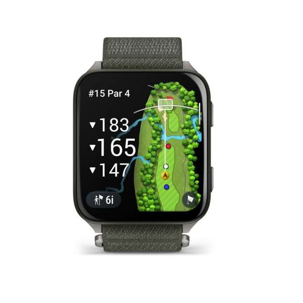 Garmin Venu X1 Moss with Titanium Caseback and Moss ComfortFit Nylon Band Garmin Venu X1 Moss with Titanium Caseback and Moss ComfortFit Nylon Band