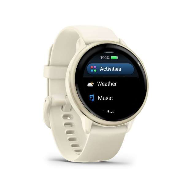 Garmin Vívoactive 6 Lunar Gold with Bone Band