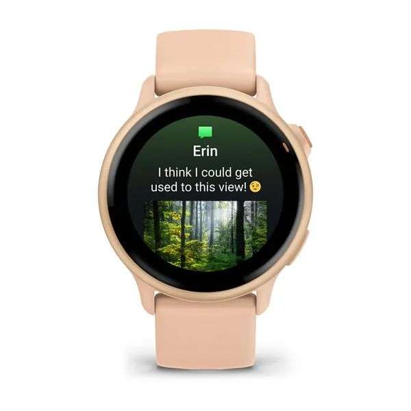 Garmin Vívoactive 6 Metallic Pink Dawn with Pink Dawn Band