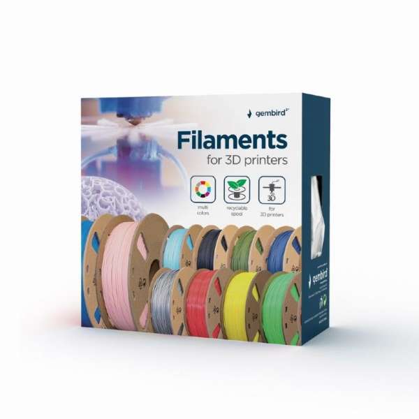 Gembird 3DP-ABS1.75-01-B ABS Filament Blue 1,75mm 1kg