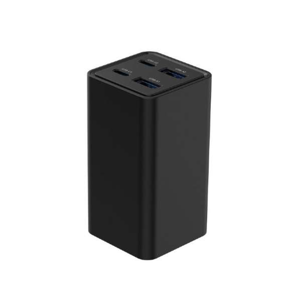 Gembird 4-port 65 W GaN USB PowerDelivery fast charger Black