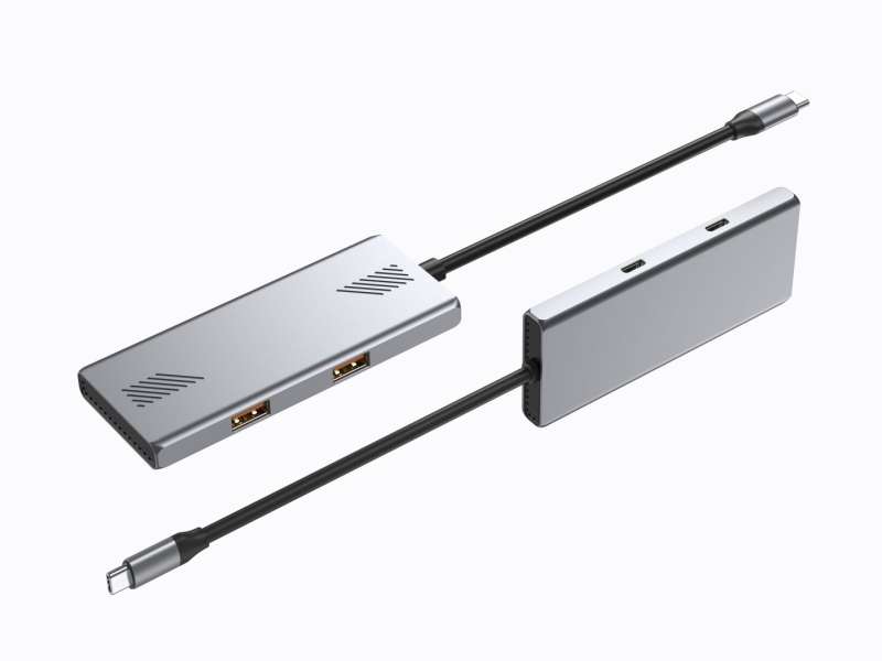 Gembird 4-portos USB3.2 HUB Silver