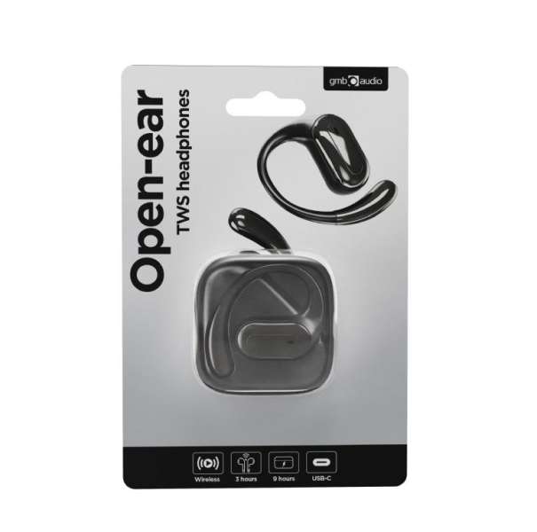 Gembird BT open-ear TWS headphones Black