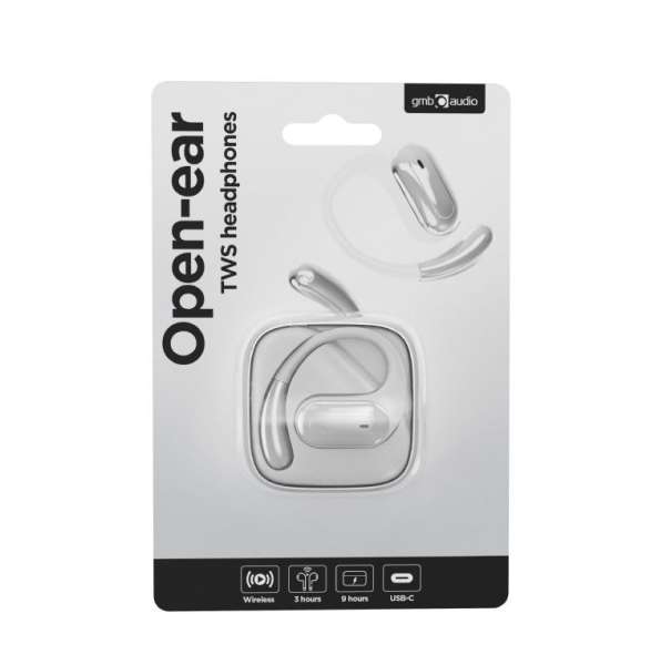 Gembird BT open-ear TWS headphones White