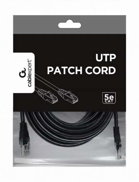 Gembird CAT5e U-UTP Patch Cable 5m Black