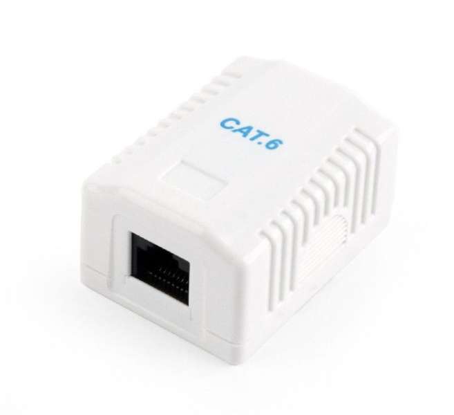 Gembird CAT6 UTP single port surface mount box
