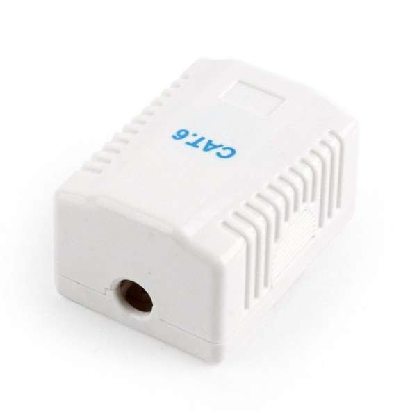 Gembird CAT6 UTP single port surface mount box