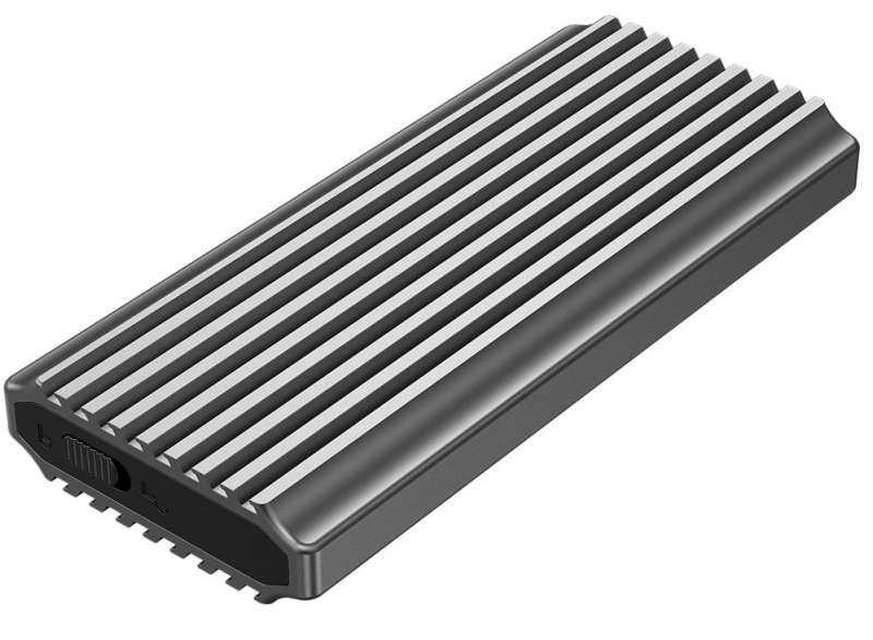 Gembird EE2280-U3C-03 M.2 NVMe RGB drive USB3.1 enclosure Black
