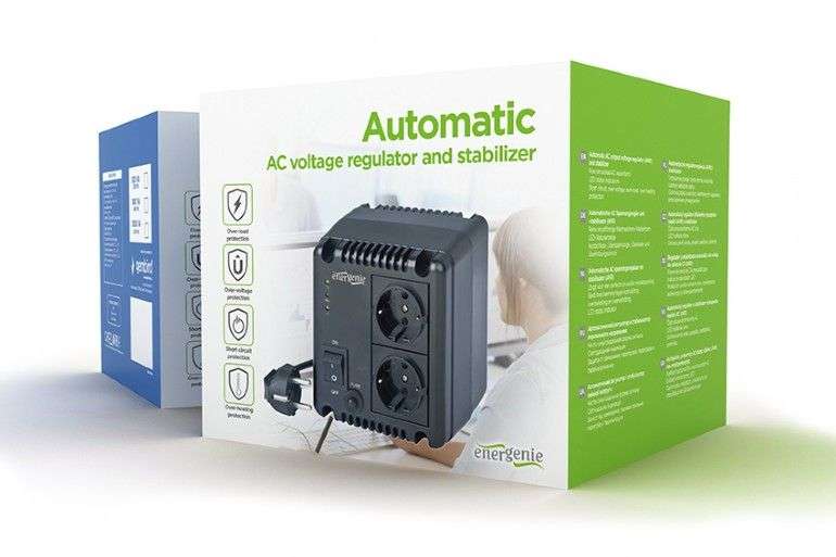 Gembird Energenie EG-AVR-0501 Automatikus Feszültségszabályozó és Stabilizátor