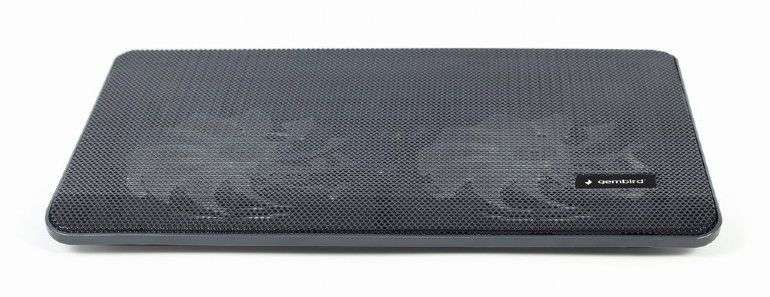 Gembird NBS-2F15-05 LED Notebook hűtő Black