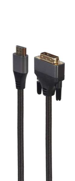Gembird HDMI to DVI-D (Single Link) (18+1) Premium Series cable 1,8m Black