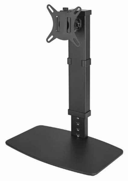 Gembird MS-D1ST-02 Height adjustable full-motion monitor desk stand 17"-32" Black