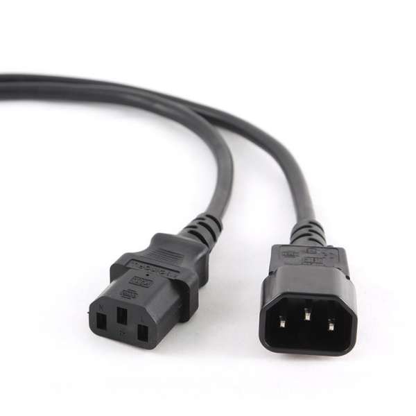 Gembird PC-189-075-1.8M Power cord (C13 to C14) 1,8m Black