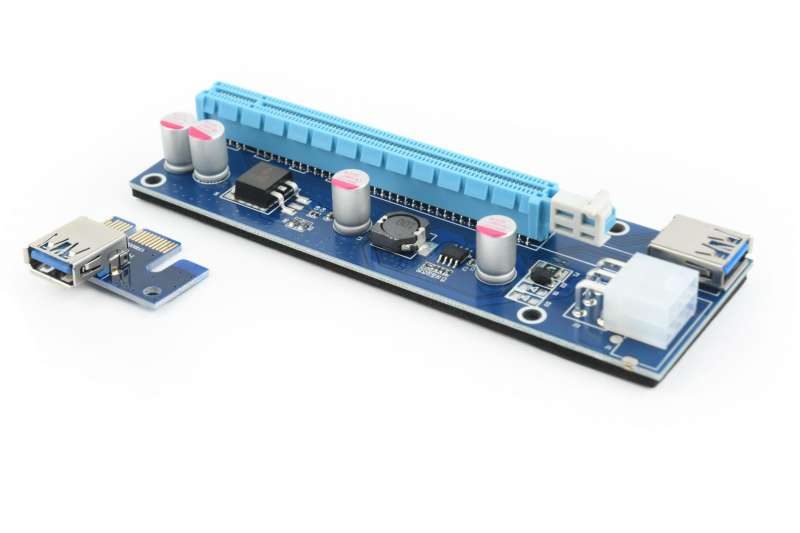Gembird RC-PCIEX-03 PCI-Express riser add-on card, PCI-ex 6-pin power connector