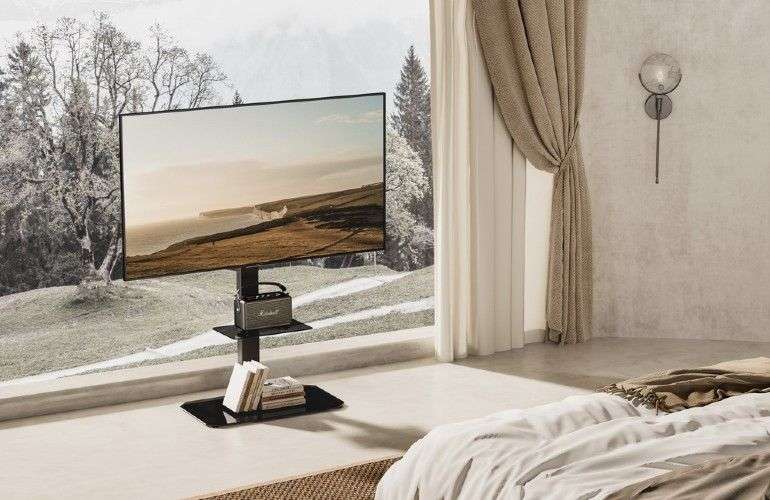 Gembird TVS-86ST-01 TV floor stand 43"-86" Black