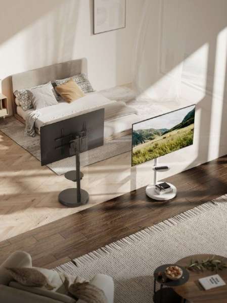 Gembird TVS-86TR-01-W TV floor stand 37"-86" White