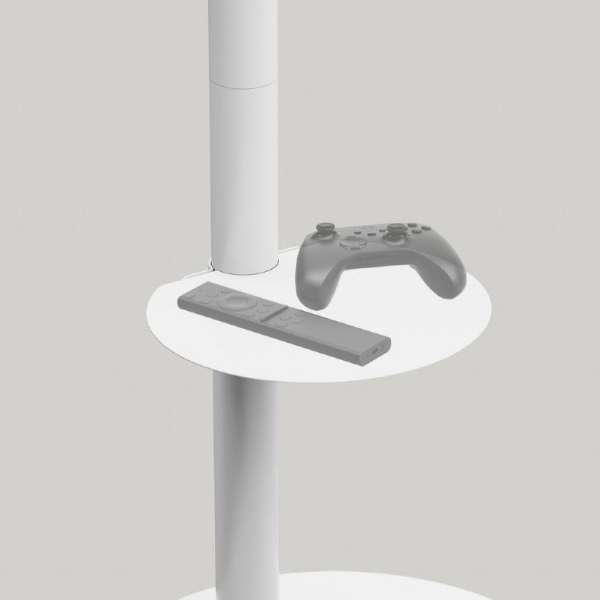 Gembird TVS-86TR-01-W TV floor stand 37"-86" White