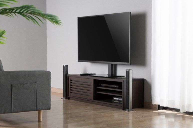 Gembird TVS-D55S-01 Tabletop TV stand (swivel) 23"-55" Black