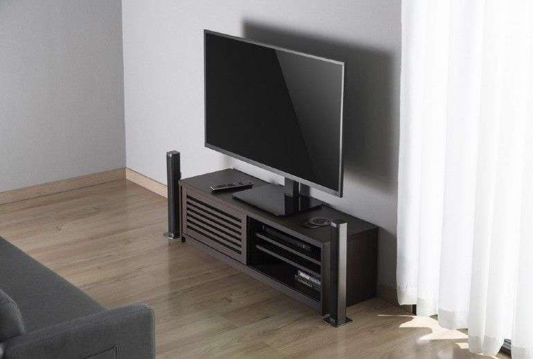 Gembird TVS-D55S-01 Tabletop TV stand (swivel) 23"-55" Black