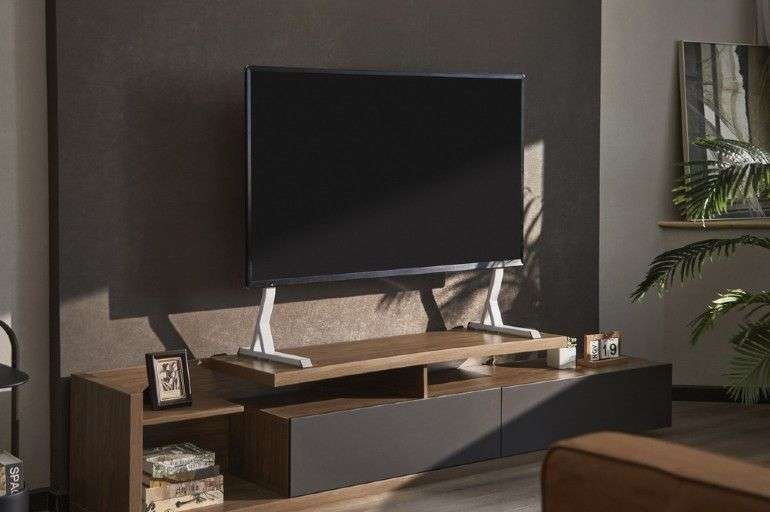 Gembird TVS-D90F-01 Tabletop TV stand 45"-90" Black