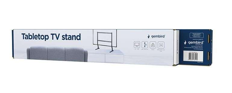 Gembird TVS-D90F-01 Tabletop TV stand 45"-90" Black