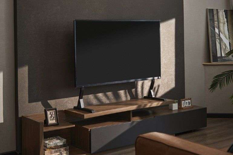 Gembird TVS-D90F-01 Tabletop TV stand 45"-90" Black
