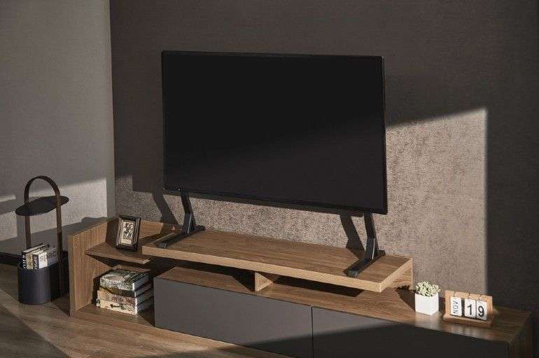 Gembird TVS-D90F-01 Tabletop TV stand 45"-90" Black