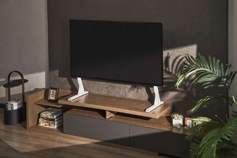 Gembird TVS-D90F-01 Tabletop TV stand 45"-90" Black