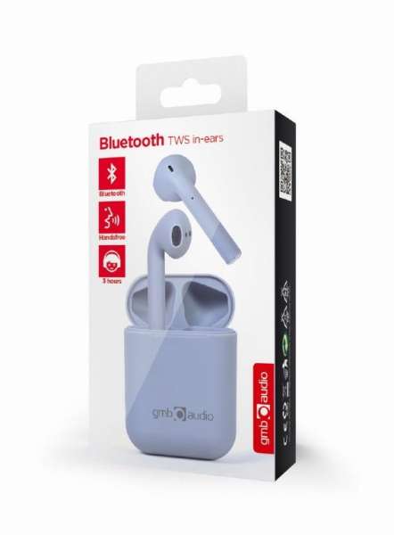 Gembird TWS-SEA-GW Bluetooth TWS in-ears Headset Misty Grey