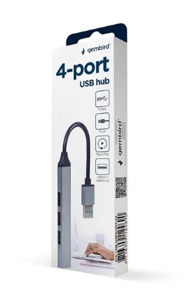 Gembird UHB-U3P1U2P3-02 4 port USB 3.1 (Gen 1) hub