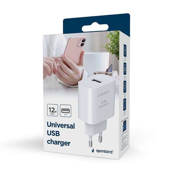 Gembird Universal USB Charger Black
