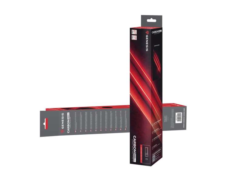 Genesis Carbon 500 Maxi Flash G2 Egérpad Black/Red