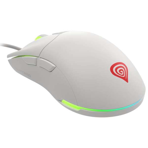 Genesis Krypton 750 RGB Gaming Mouse White