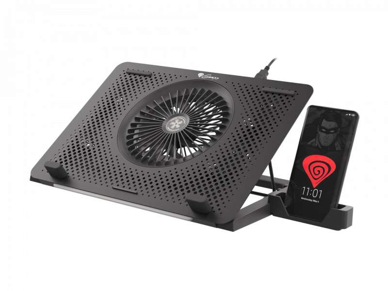 Genesis Oxid 450 RGB Notebook Hűtő Black