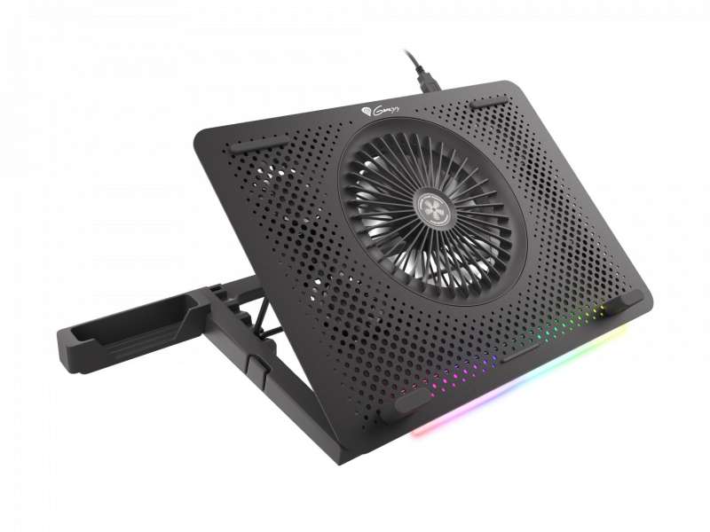 Genesis Oxid 450 RGB Notebook Hűtő Black