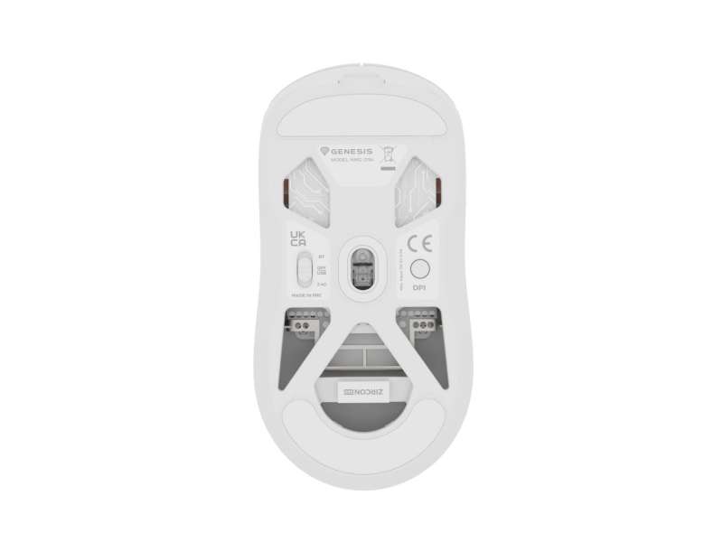 Genesis Zircon 660 Pro Wireless Bluetooth Gaming Mouse White