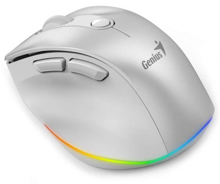 Genius Ergo 9000S Pro Wireless mouse Pearl White